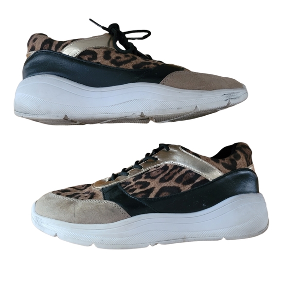 Torrid Leopard & Metallic Faux Leather Sneaker - Picture 4 of 8